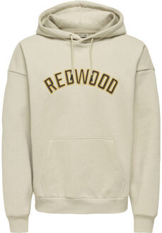 ONLY & SONS Onsgraham ovz ls hoodie sweat Beige