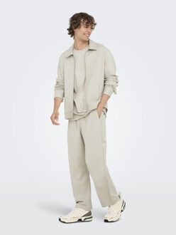 ONLY & SONS onsjakes 0339 reg zip stretch overs 22034236 silver lining Zilver - M