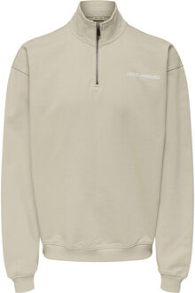 ONLY & SONS Onsles classiques loose halfzip n Beige - M