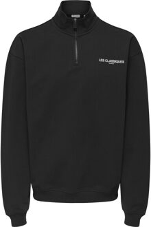 ONLY & SONS Onsles classiques loose halfzip n Zwart