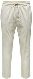 ONLY & SONS Onslinus Crop 0007 Cot Lin Pnt Noos