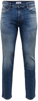 ONLY & SONS Onsloom slim medium blue 6466 jeans Blauw - 31-34