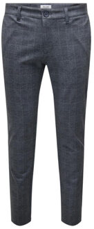 ONLY & SONS Onsmark check pants hy gw 9887 noos Blauw - 30-34