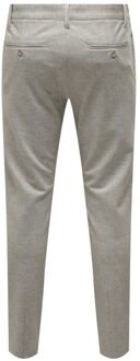 ONLY & SONS Onsmark slim check 020919 pant noos zand dessin - maat Grijs