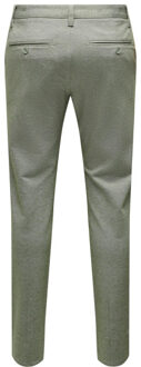 ONLY & SONS Onsmark slim tap 0209 melange pant Groen - 31-32