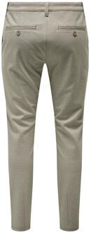 ONLY & SONS Onsmark slim tap 0209 melange pant - maat Grijs