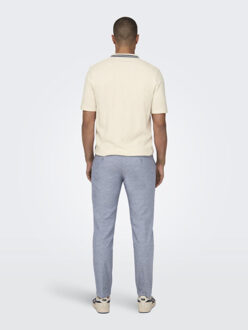 ONLY & SONS Onsmark tap 0011 cotton linen pnt licht Blauw - 33-34