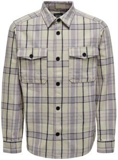 ONLY & SONS Onsmilo Ovr Ctn Check Ls Shirt Noos