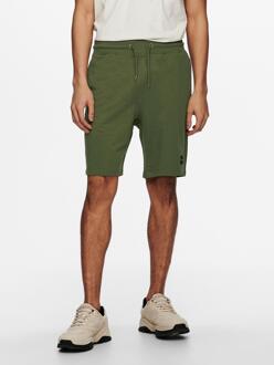 ONLY & SONS Onsneil sweat shorts Groen - M