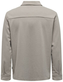 ONLY & SONS Onsnewkodyl overshirt sweat noos zand Ecru - M