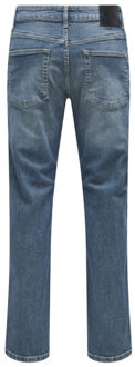 ONLY & SONS Onsweft regular 5750 ey box jeans mu blue denim - maat 31-34 Blauw