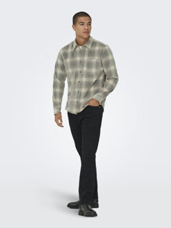 ONLY & SONS onswilliam cord ls shirt 22035776 nights Blauw