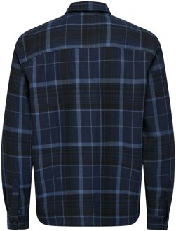 ONLY & SONS overhemd Donkerblauw - M