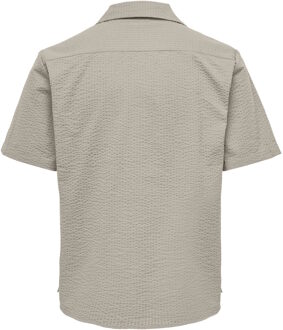 ONLY & SONS overhemd Lichtgrijs