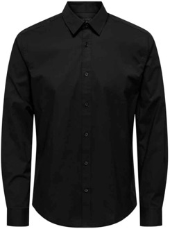 ONLY & SONS Overhemden Only & Sons , Black , Heren - Xl,L,M,Xs