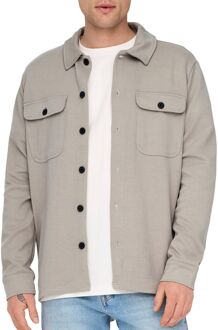 ONLY & SONS Overshirt Newkodyl Groen heren Kaki - M,XL,L