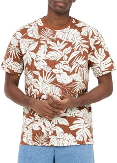 ONLY & SONS Perry Life Regular Leaf AOP Shirt Heren - M