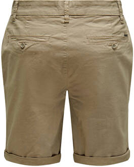 ONLY & SONS regular fit short ONSPETER chinchilla Groen