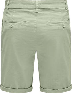 ONLY & SONS regular fit short ONSPETER swamp Groen - XL