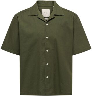 ONLY & SONS Reid Resort Shirt Heren - XXL