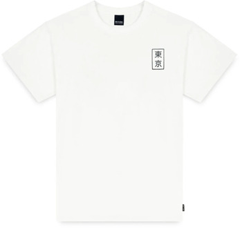 ONLY & SONS Relaxte Japanse Korte Mouw T-shirt Only & Sons , White , Heren - Xl,L,M