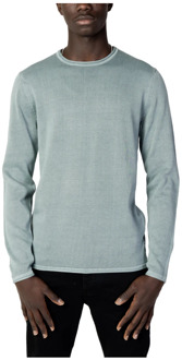 ONLY & SONS Round-neck Knitwear Only & Sons , Blue , Heren - M