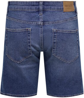 ONLY & SONS Shorts Blauw