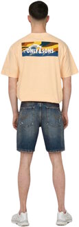 ONLY & SONS shorts Donkerblauw - 2XL