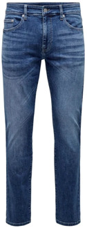 ONLY & SONS Slim-fit Jeans Only & Sons , Blue , Heren - W31 L30
