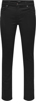 ONLY & SONS Slim Fit LOOM zwart - 34-L34;33-L32;32-L34;34-L32;32-L32;33-L34;36-L34;28-L32;29-L32;29-L34;30-L32;30-L34;31-L34