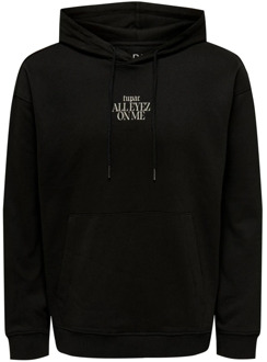 ONLY & SONS Stijlvolle Fleece Trui Only & Sons , Black , Heren - L,M,S,Xs