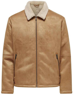 ONLY & SONS Stijlvolle Jacks Only & Sons , Brown , Heren - Xl,L,M,S