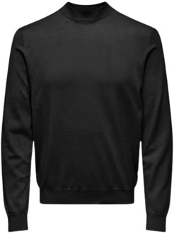 ONLY & SONS Stijlvolle Trui Only & Sons , Black , Heren - M