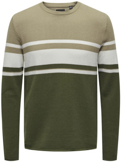 ONLY & SONS Sweatshirts & Hoodies Only & Sons , Green , Heren - 2Xl,Xl,L,M