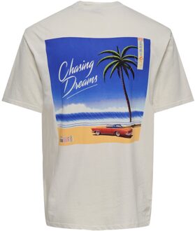 ONLY & SONS T-shirt Lichtgrijs