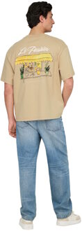 ONLY & SONS T-shirt - maat Bruin
