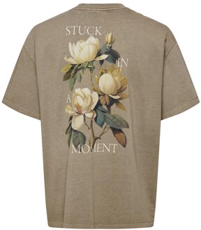 ONLY & SONS T-shirt - maat XL Bruin