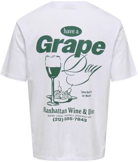 ONLY & SONS T-shirt Wit