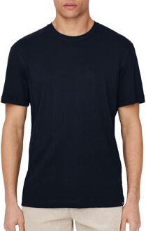 ONLY & SONS T-Shirts Only & Sons , Blue , Heren