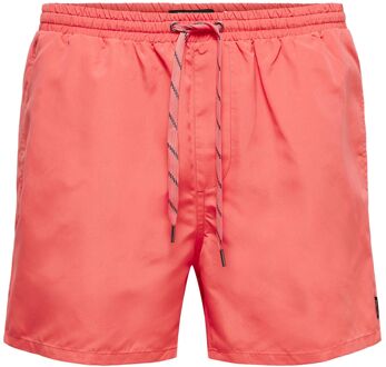 ONLY & SONS Ted GW 1832 Zwembroek Heren roze - L