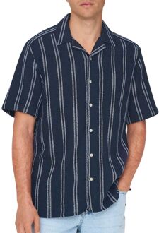 ONLY & SONS Trev Life Stripe Overhemd Heren - XXL