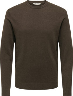 ONLY & SONS Trui LOUI bruin - M;S