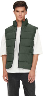 ONLY & SONS vest Groen