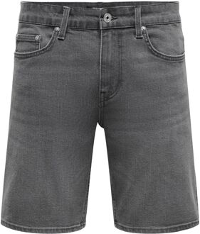 ONLY & SONS Weft Box Pim Denim Short Heren - XXL