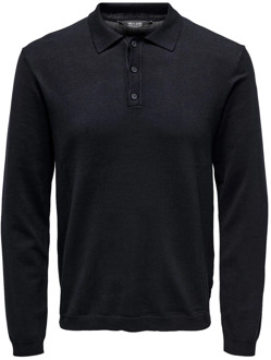 ONLY & SONS Wyler LS Polo Heren - M