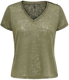 Only Stephi V-Neck Shirt Dames - XS