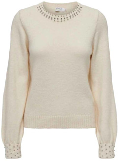 Only Stijlvolle Breisels Only , Beige , Dames - M