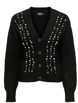 Only Stijlvolle Cardigan Only , Black , Dames - M,S