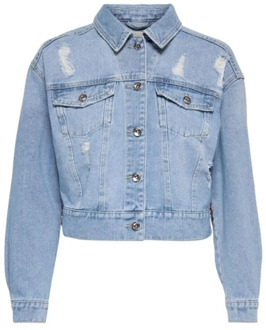 Only Stijlvolle Jas Only , Blue , Dames - M,S