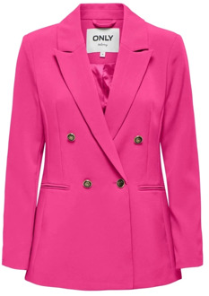 Only Stijlvolle Jas Only , Pink , Dames - M,S